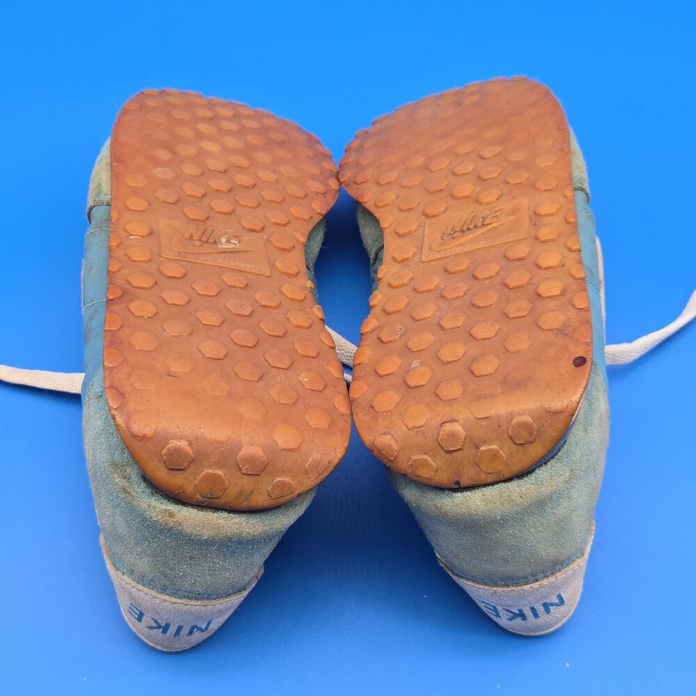 Vintage 1980s Nike Diablo Blue Nylon Suede Sneakers Women’s 7.5 Rep. of Korea - Picture 14 of 14